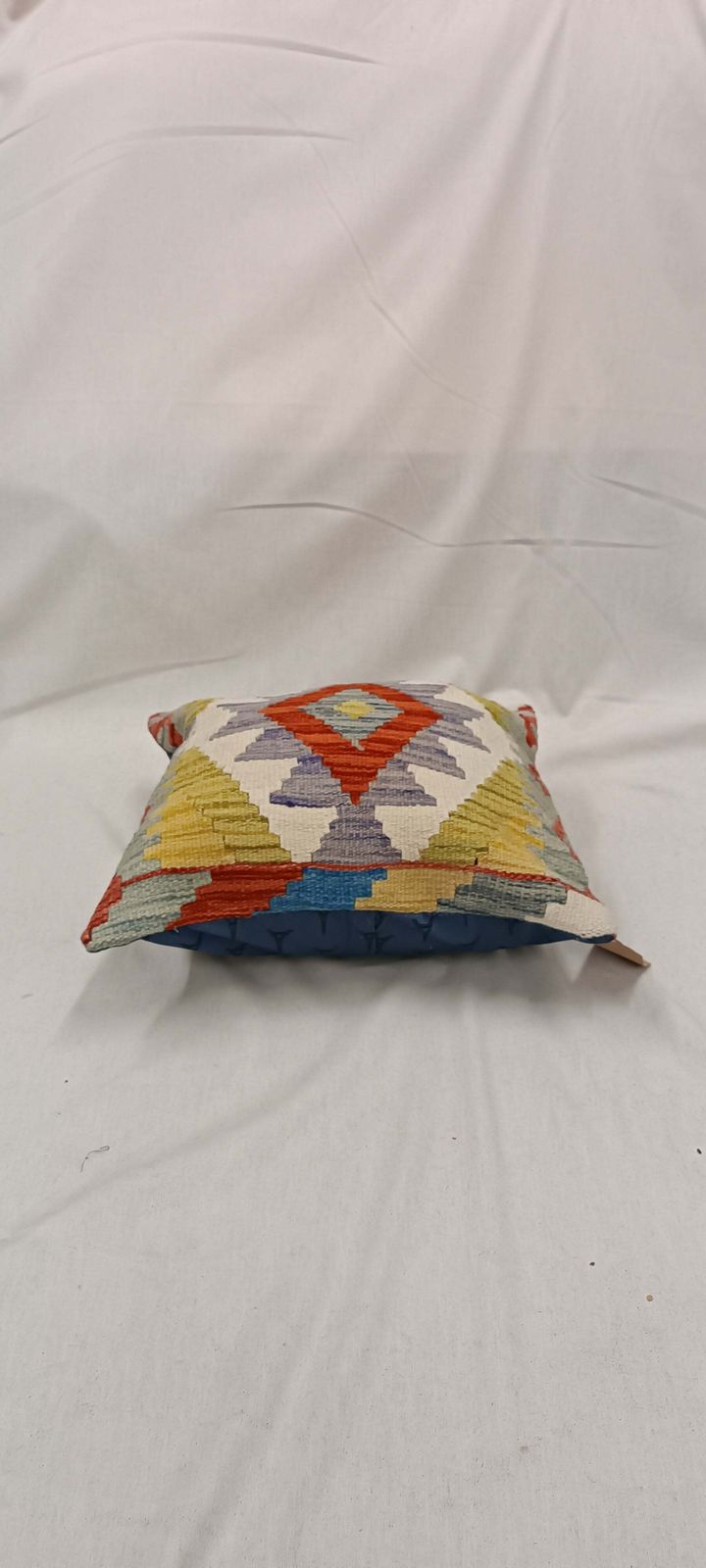 Traditionele geometrische kussenhoes, vintage Afghaanse kilim kussen woondecoratie photo Textiel
