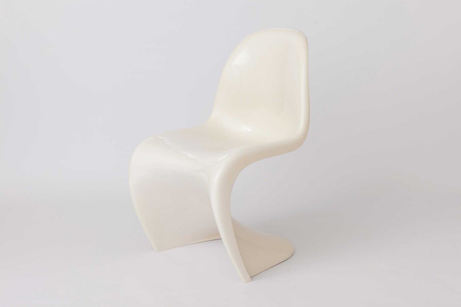 Vintage witte Panton Chair van Verner Panton voor Herman Miller, 1972, mid-century modern Space Age stoel