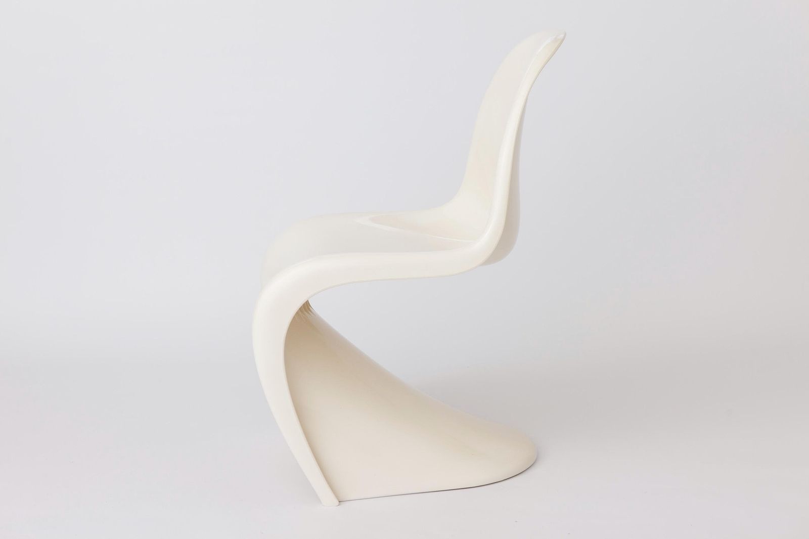 Vintage witte Panton Chair van Verner Panton voor Herman Miller, 1972, mid-century modern Space Age stoel photo for sale