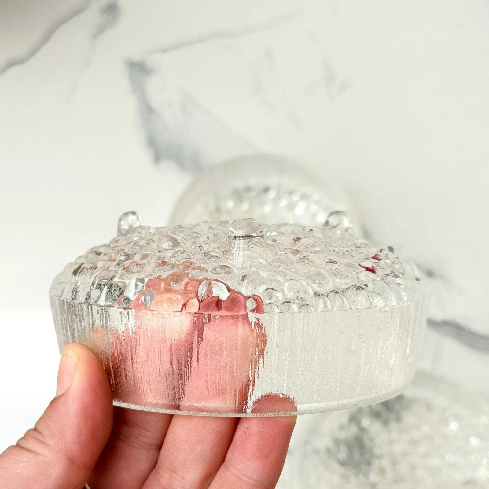 photo for sale Iittala Ultima Thule glazen dessertschalen set van 3, Tapio Wirkkala, Finland, jaren 1960