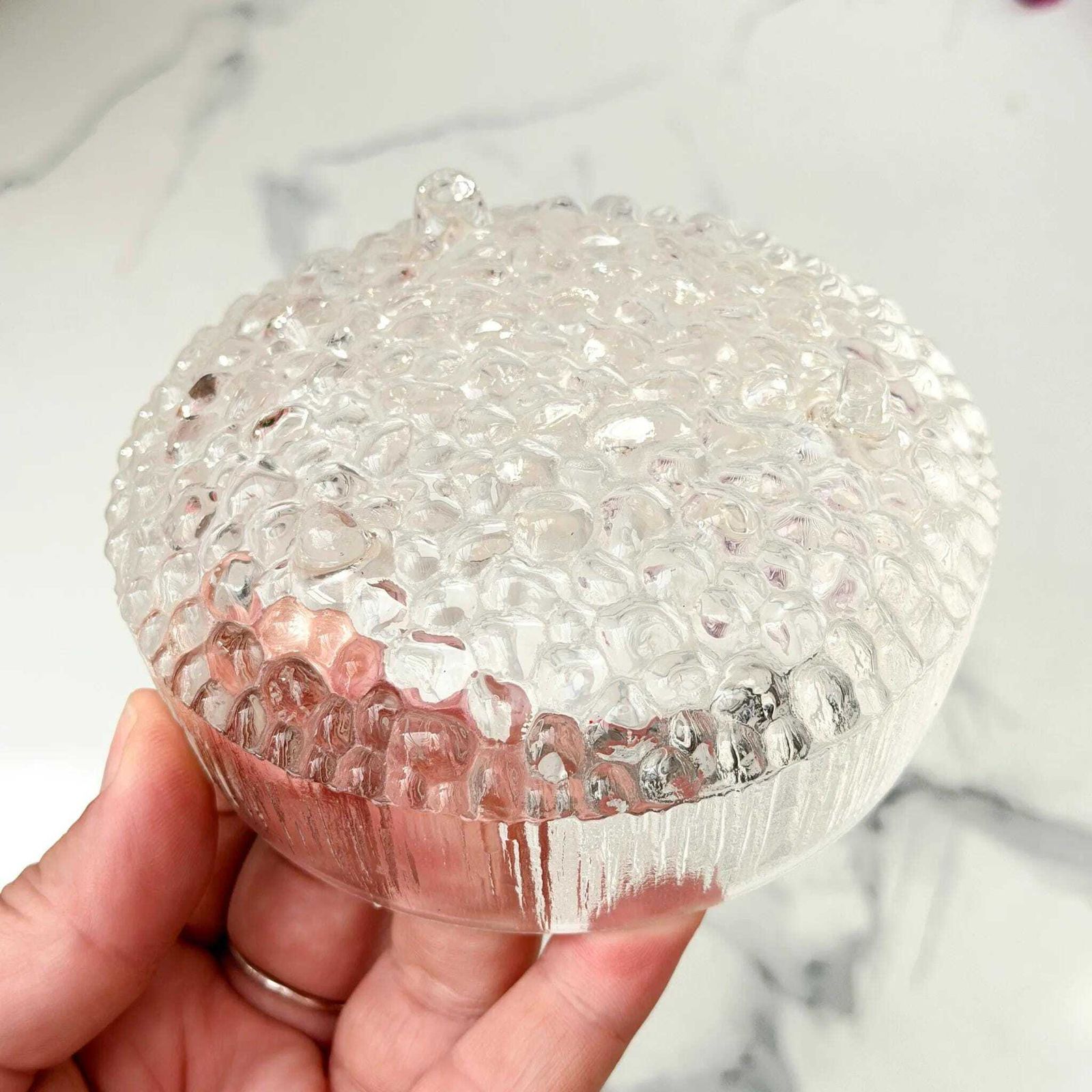 61.0 Iittala Ultima Thule glazen dessertschalen set van 3, Tapio Wirkkala, Finland, jaren 1960 photo