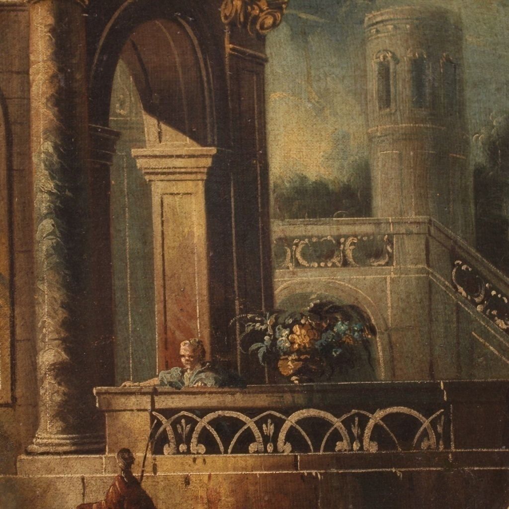 Architecturaal capriccio uit de 18e eeuw photo 2100.0