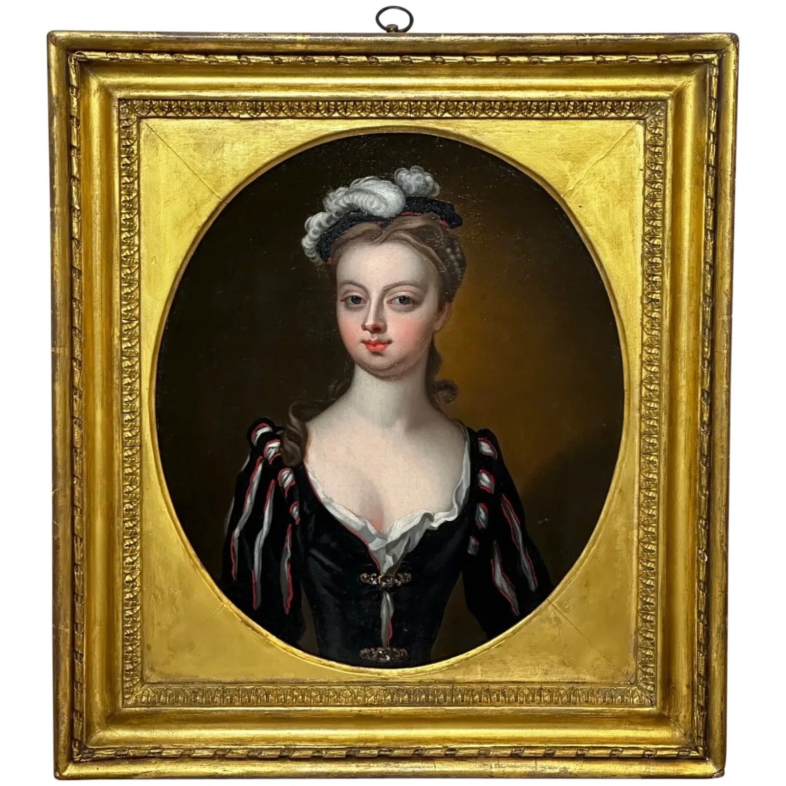 Belangrijk historisch 18e-eeuws olieverfportret Lady Lucy Montagu, Circle of John Vanderbank
