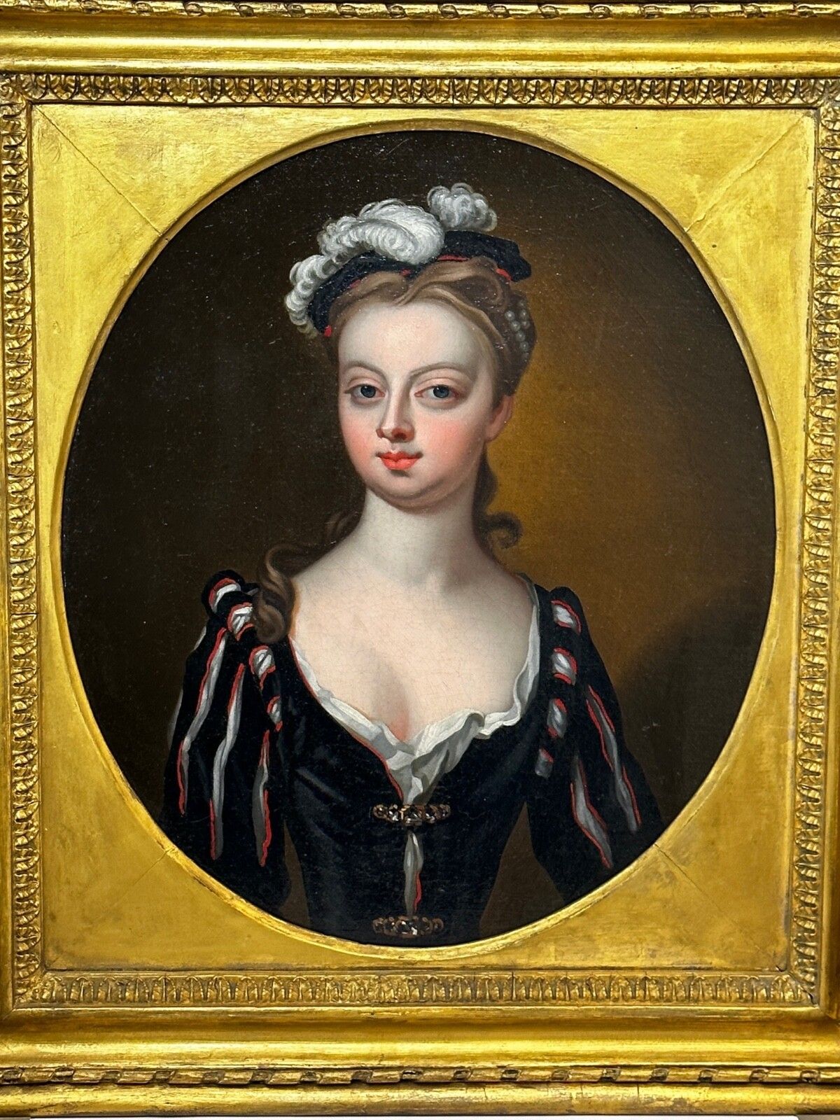 Belangrijk historisch 18e-eeuws olieverfportret Lady Lucy Montagu, Circle of John Vanderbank photo furniture