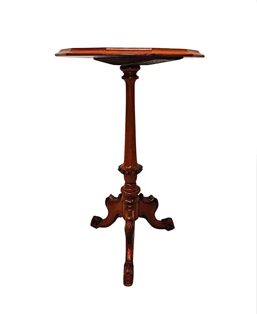 Zeer zeldzame 19e eeuwse rijkelijk ingelegde occasionaltafel of lamptafel, toegeschreven aan Gillows photo 2524.0