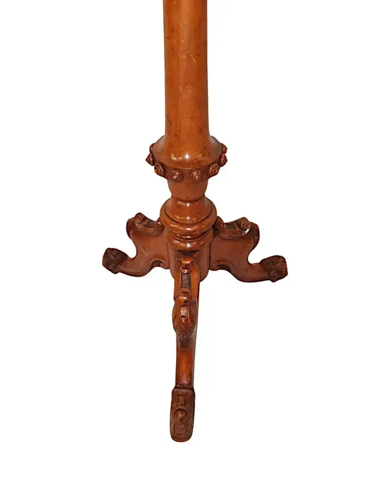 A Very Rare 19th Century Highly Inlaid Occasional Or Lamp Table Attributed To Gillows photo vinterior