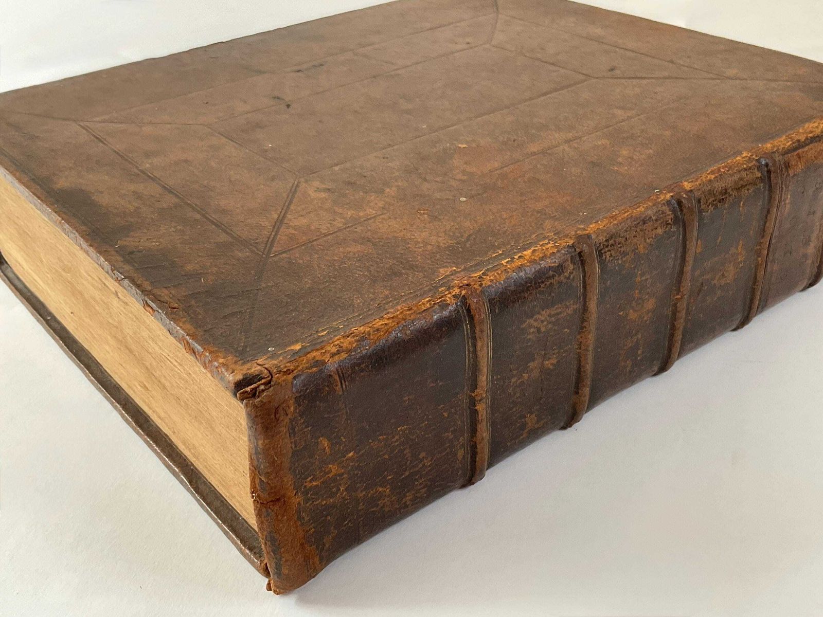 Antique Welsh Family Bible From 1808, By Thomas Coke, Full Calf Binding photo vinterior