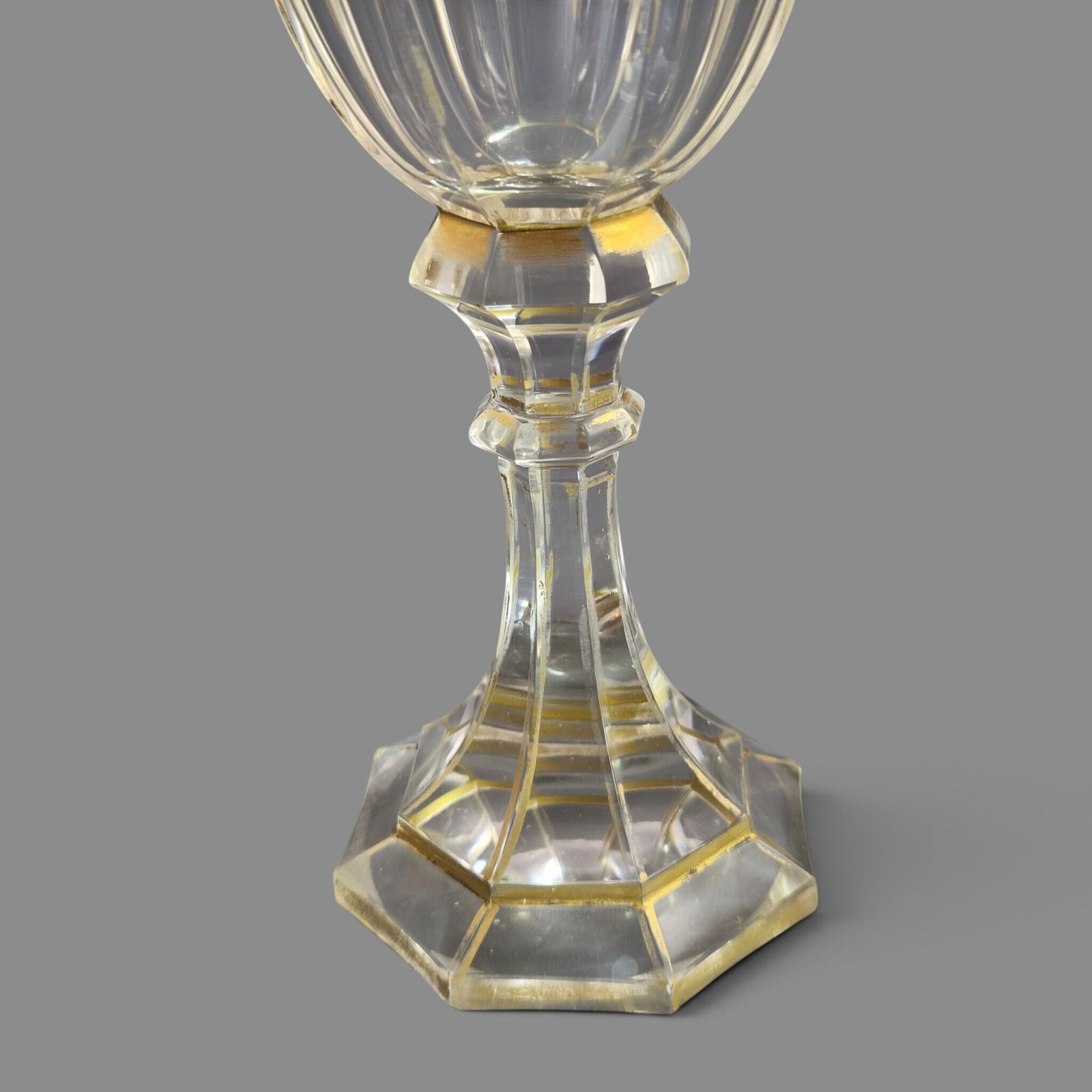 800.0 Vroeg Moser Boheems geslepen kristallen Römer, ca. 1860-1875 photo
