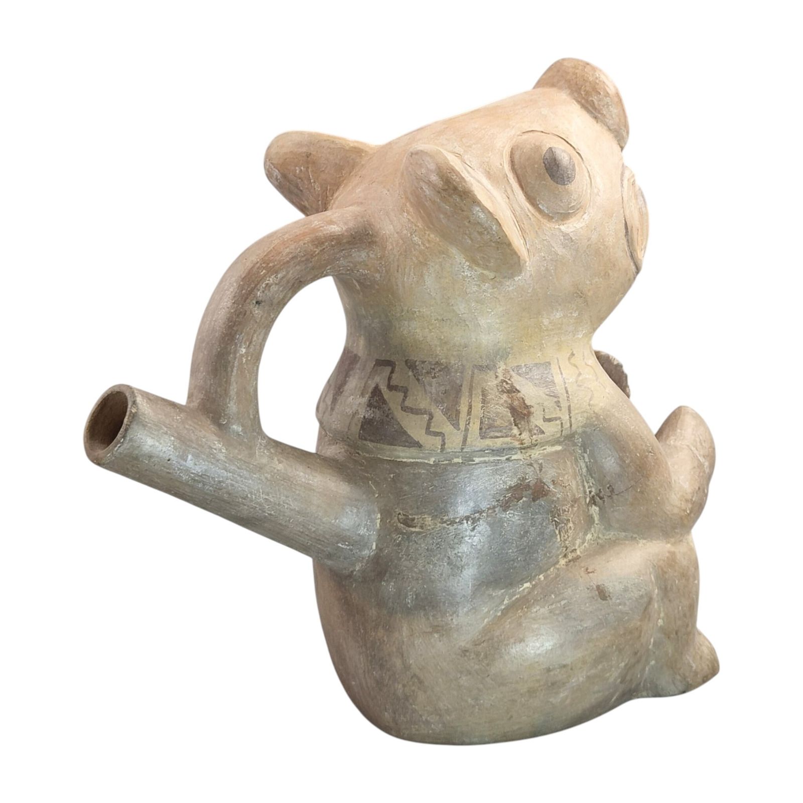 Authentiek pre-Columbiaans terracotta zoömorf artefact, meer dan 2000 jaar oud photo Kunst
