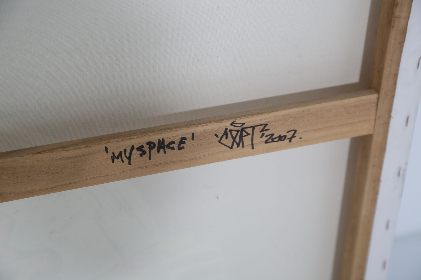 photo for sale 'My Space', Pop Art op canvas door Cept, gesigneerd en gedateerd 2007.