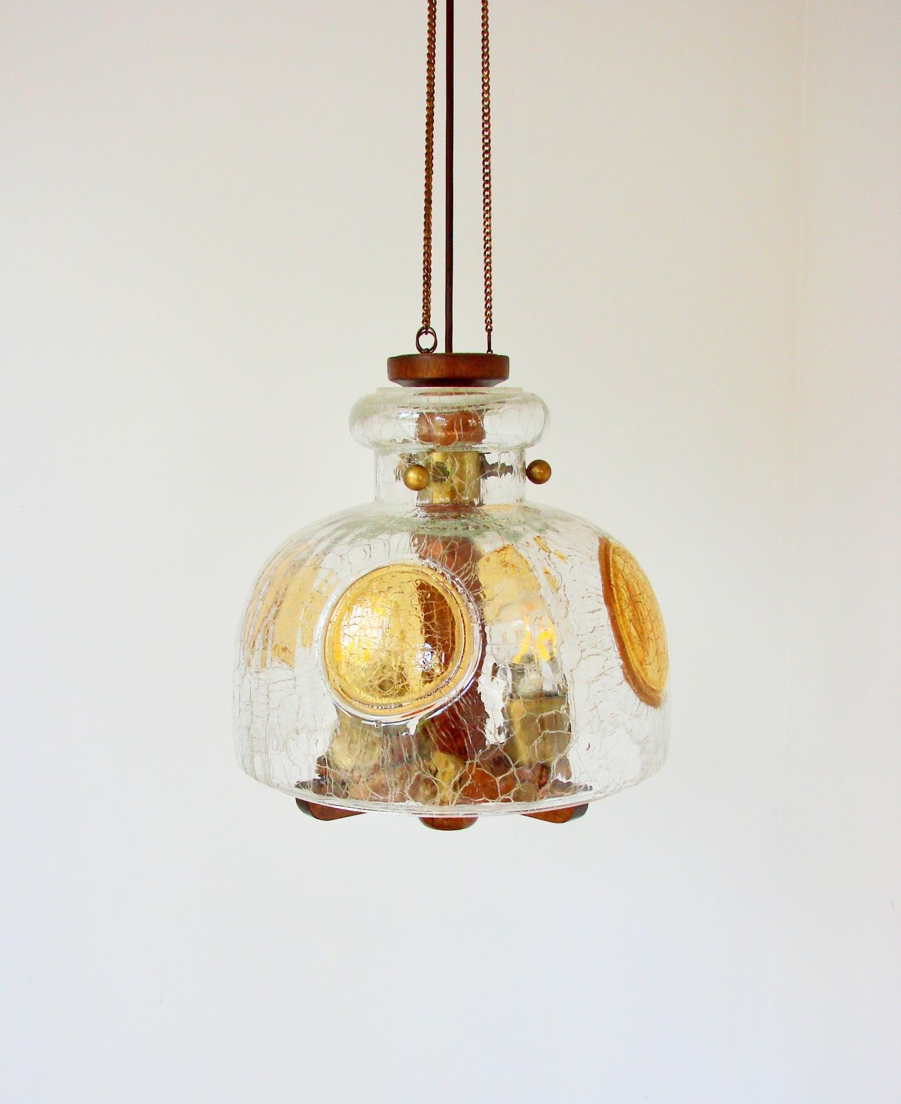 Modernistische hanglamp, jaren 1970. photo for sale