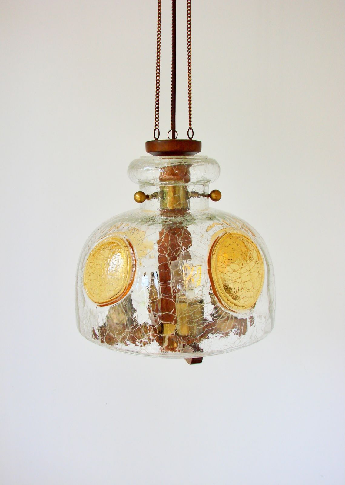 Modernistische hanglamp, jaren 1970. photo Verlichting