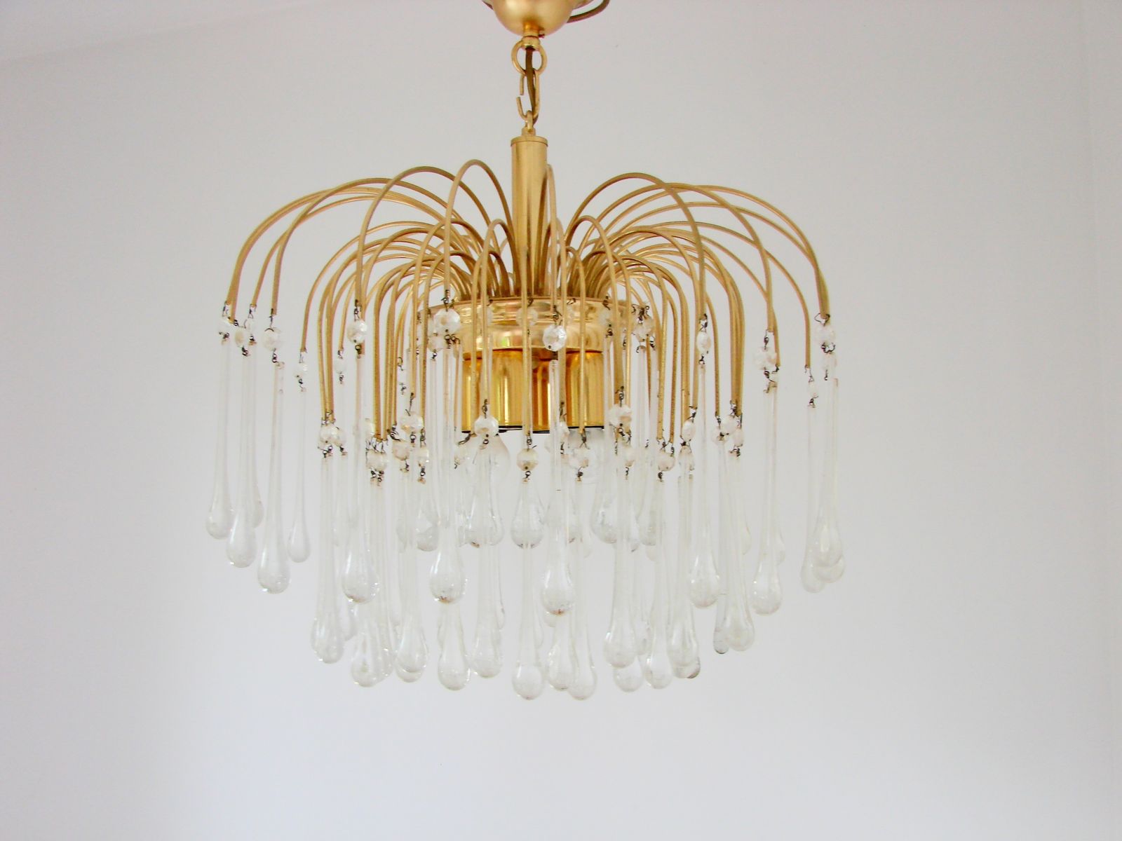 Hanglamp ontworpen door Paolo Venini, jaren 1970. photo Verlichting