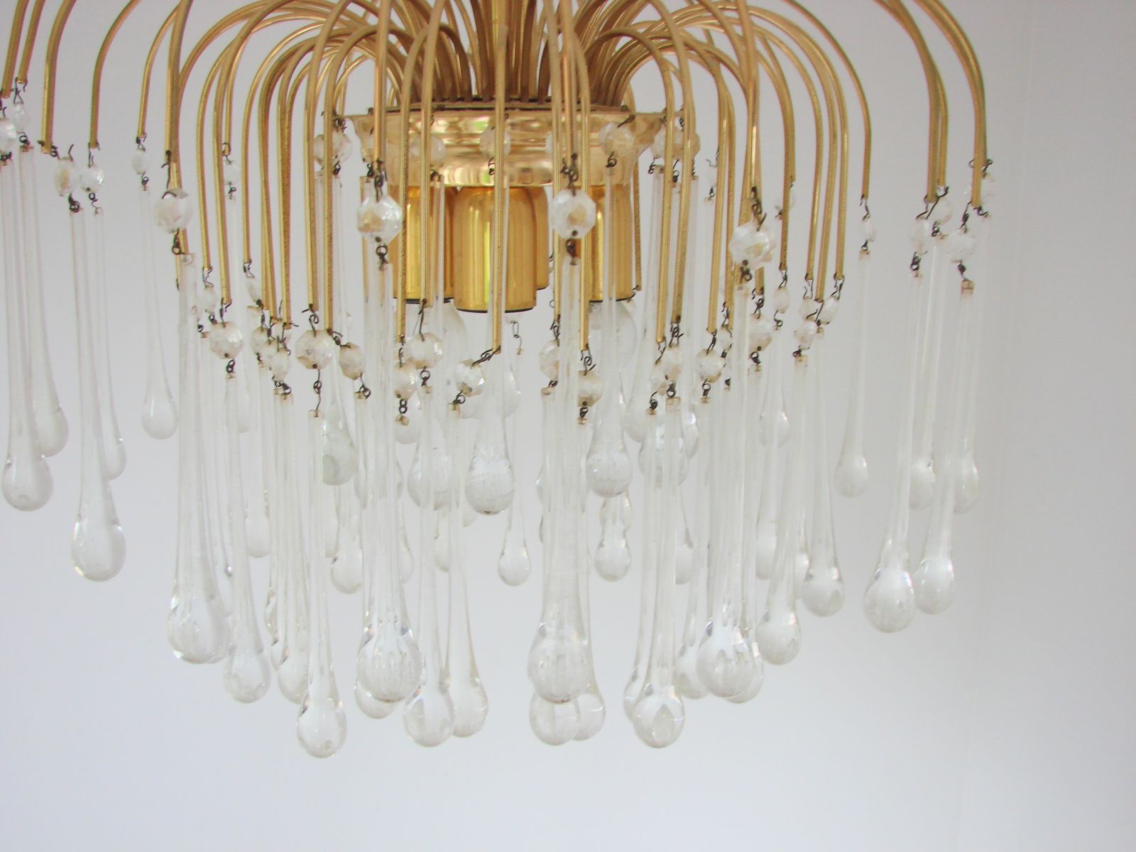 Hanglamp ontworpen door Paolo Venini, jaren 1970. photo vintage