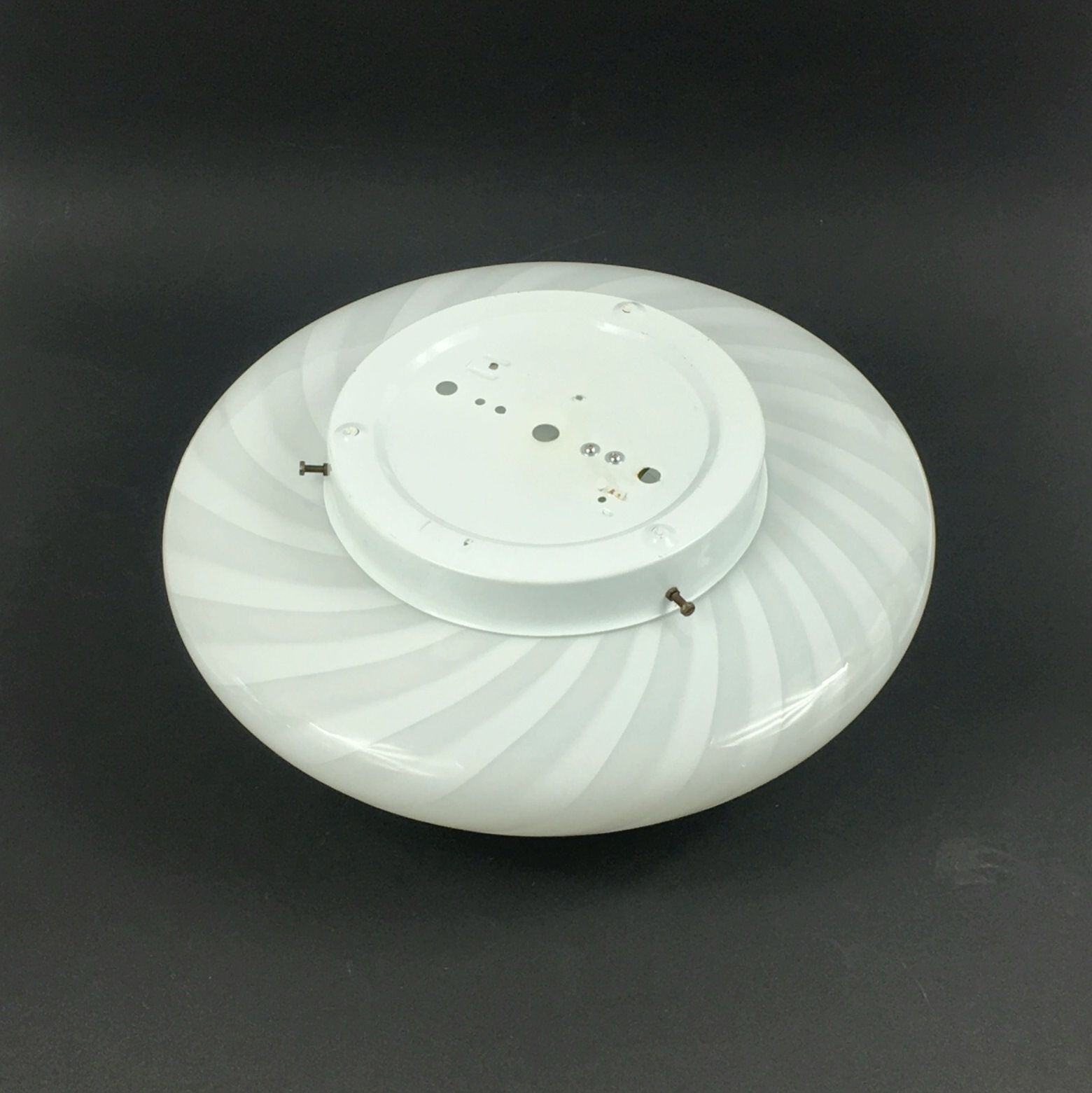 X.L. Murano Glass Swirl Ceiling Light, Italië jaren 1970 photo buy