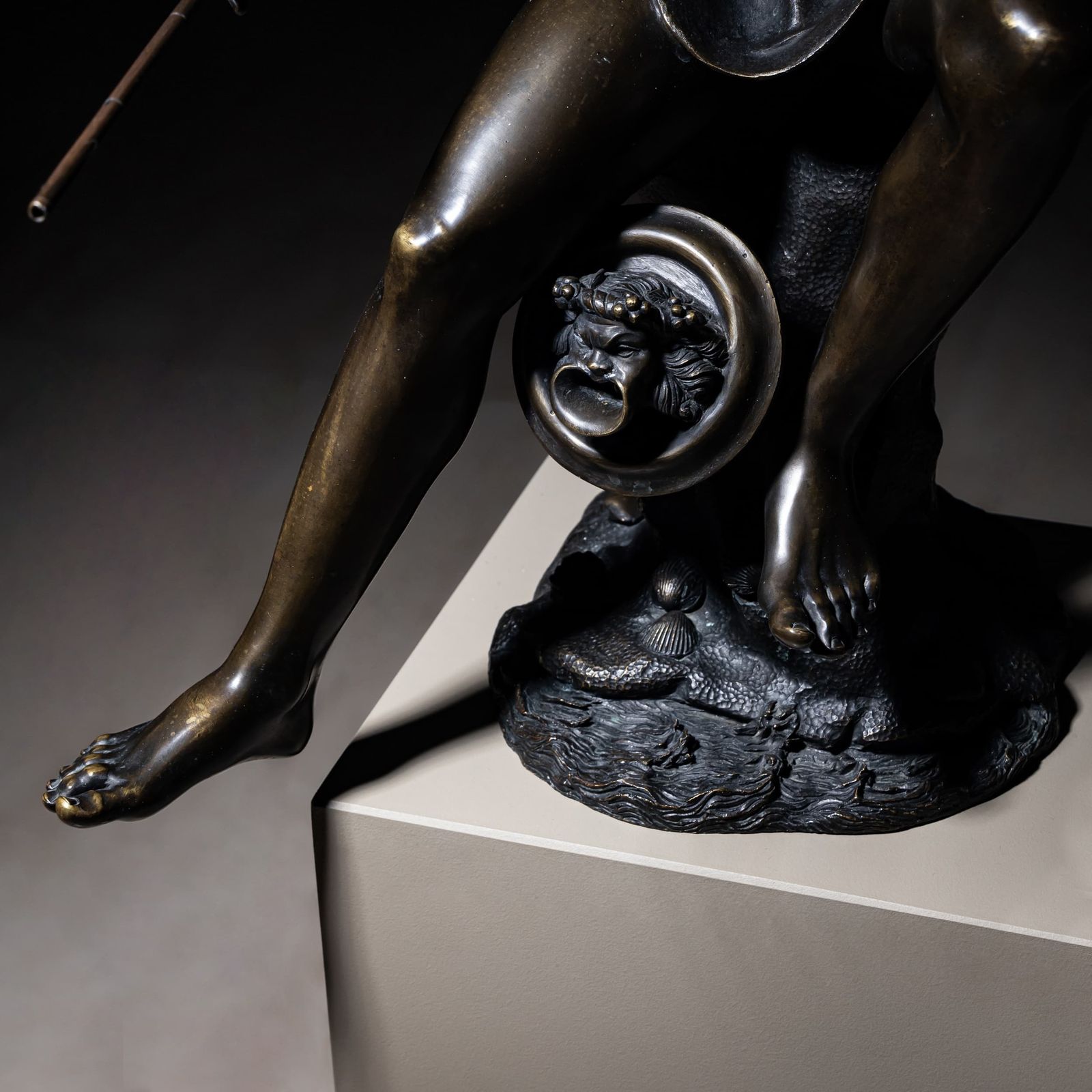 Bronze Of The Fisherman Of Pompeii, Sig. Sabatino, Italy 1882 photo 3250.0