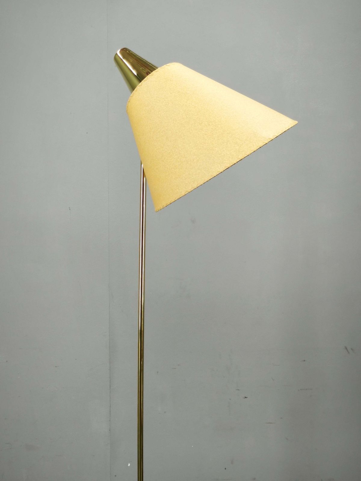 Josef Hurka Giraffe Brass Floor Lamp For Napako, Czechoslovakia, 1960s photo Lighting