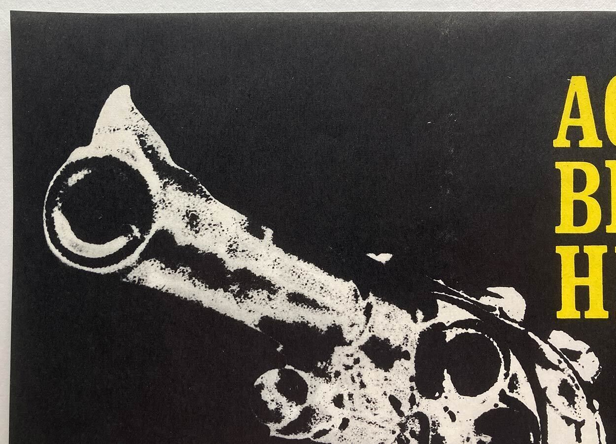 Original Film Poster, No Password Necessary, Radim Malát, 1968, Genuine Vintage Czech Design photo Art