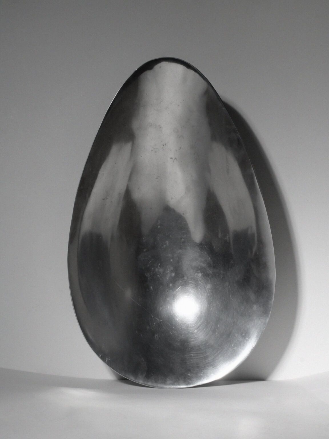 Contemporary Textured Aluminum Bowl On Legs, 1980s, Germany photo furniture