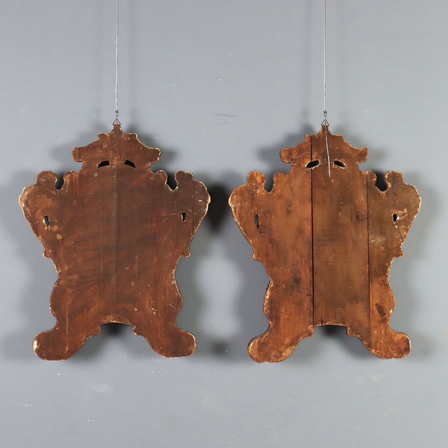 photo furniture Baroque Mirrors Carved Gilded Wood Italy XVIII Century