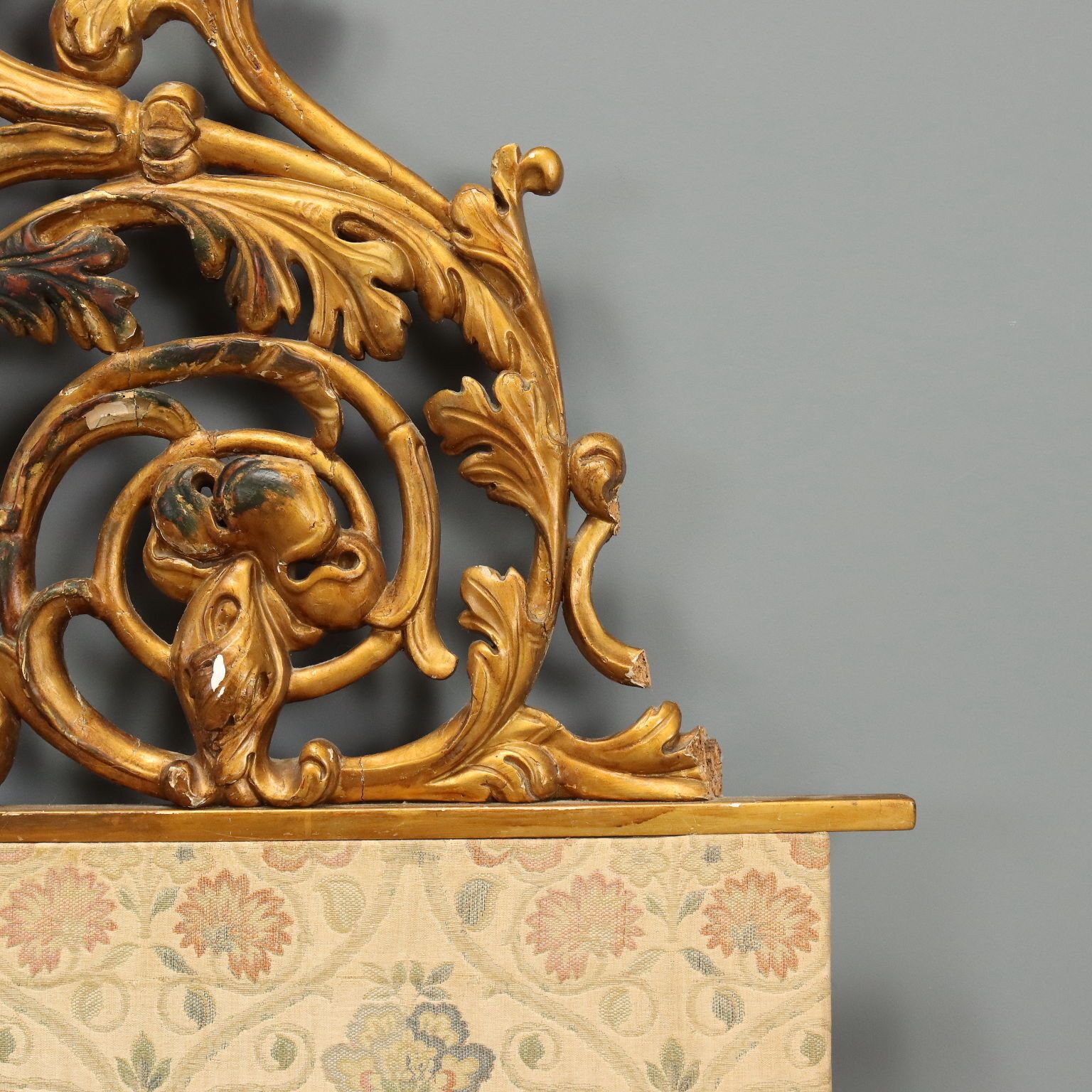 Antique Headboard Carved And Gilded Wood Italy Early XIX Century photo buy