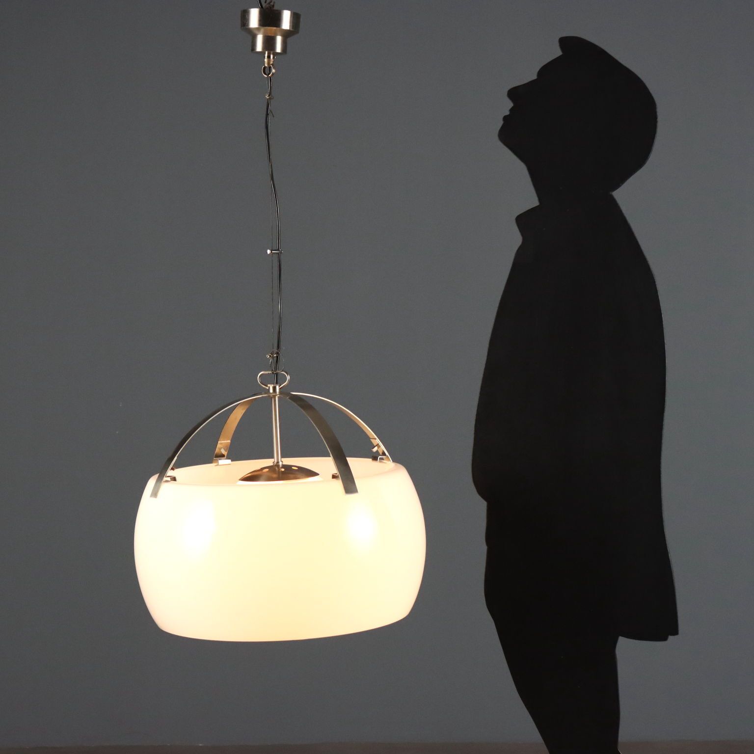 Artemide Omega Lamp Design Vico Magistretti Metaal Italië jaren 1960 70 photo furniture
