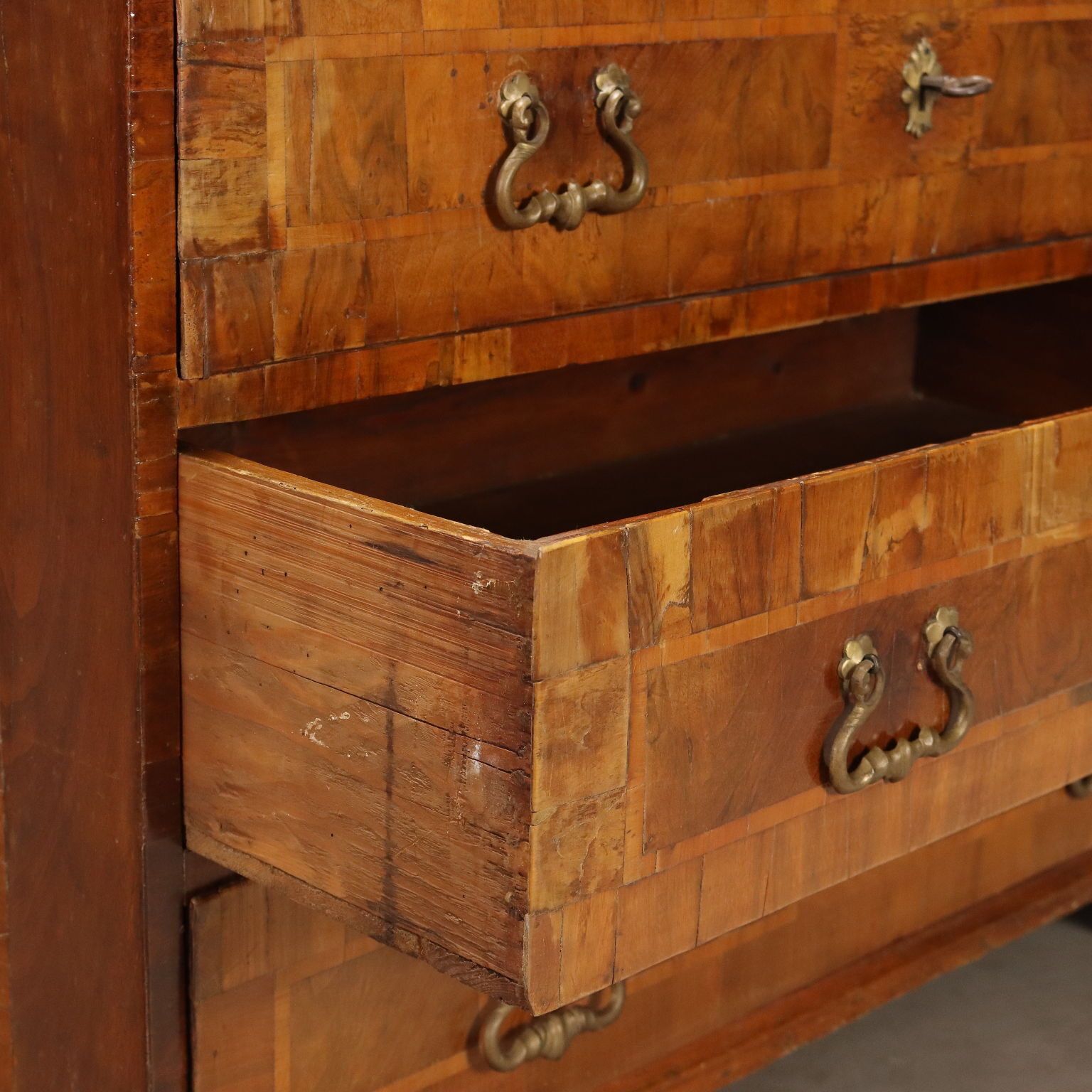 Walnut Bureau   Italy 18th Century photo vintage