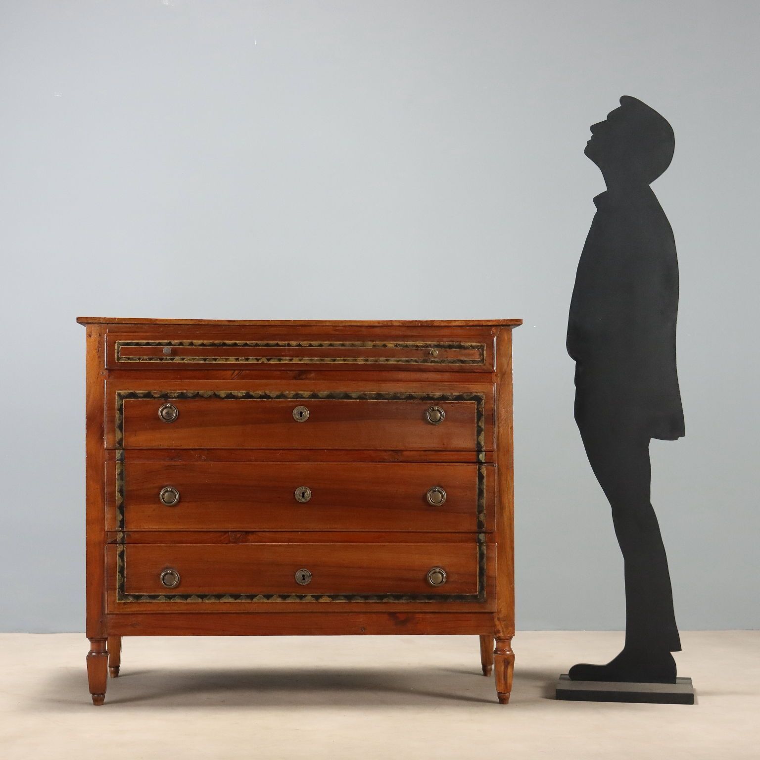 Chest Of Drawers Directoire Walnut Italy XIX Century photo furniture