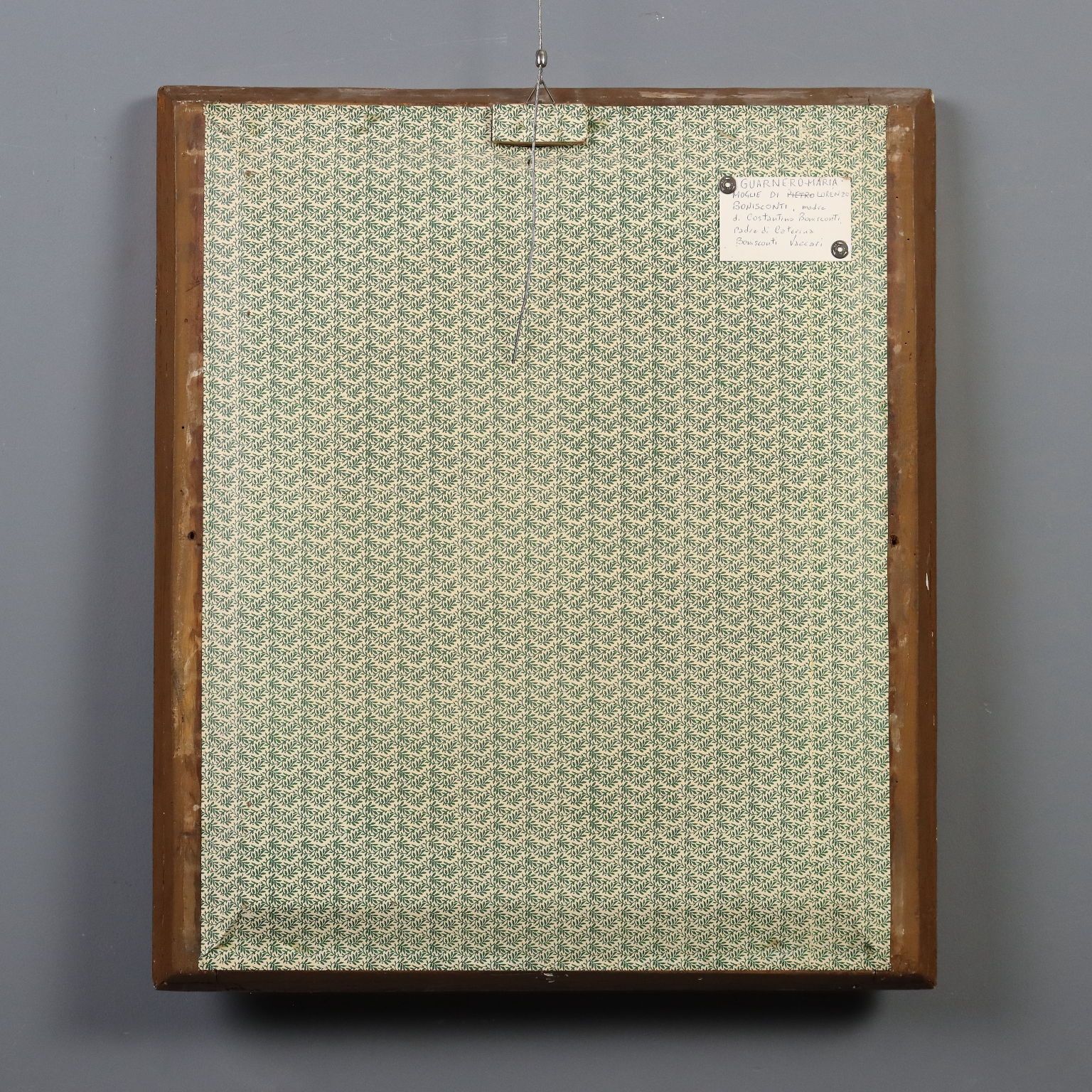 Kunst Antiek schilderij, vrouwenportret, olieverf op doek, Italië, 19e eeuw photo