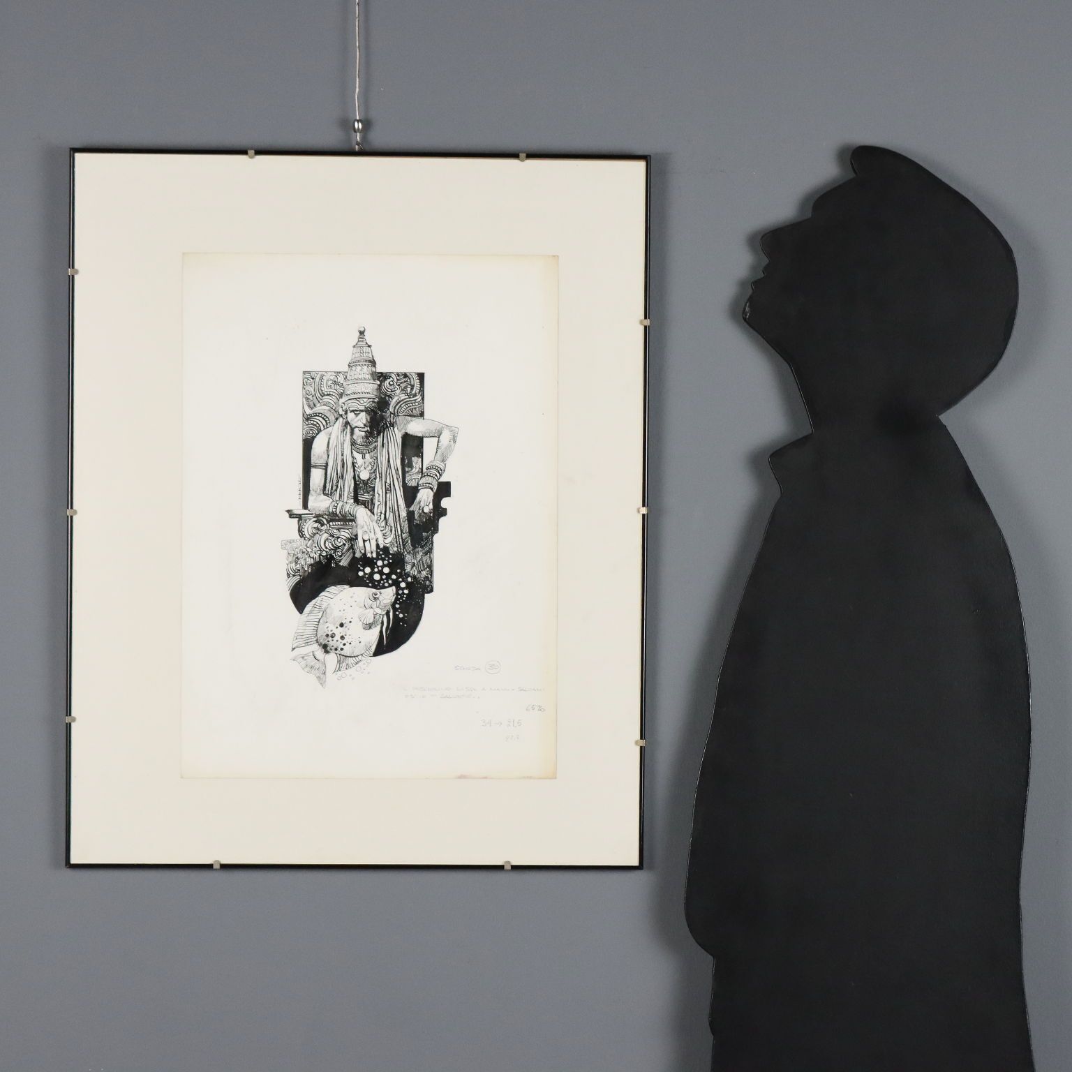Tekening van Sergio Toppi photo furniture