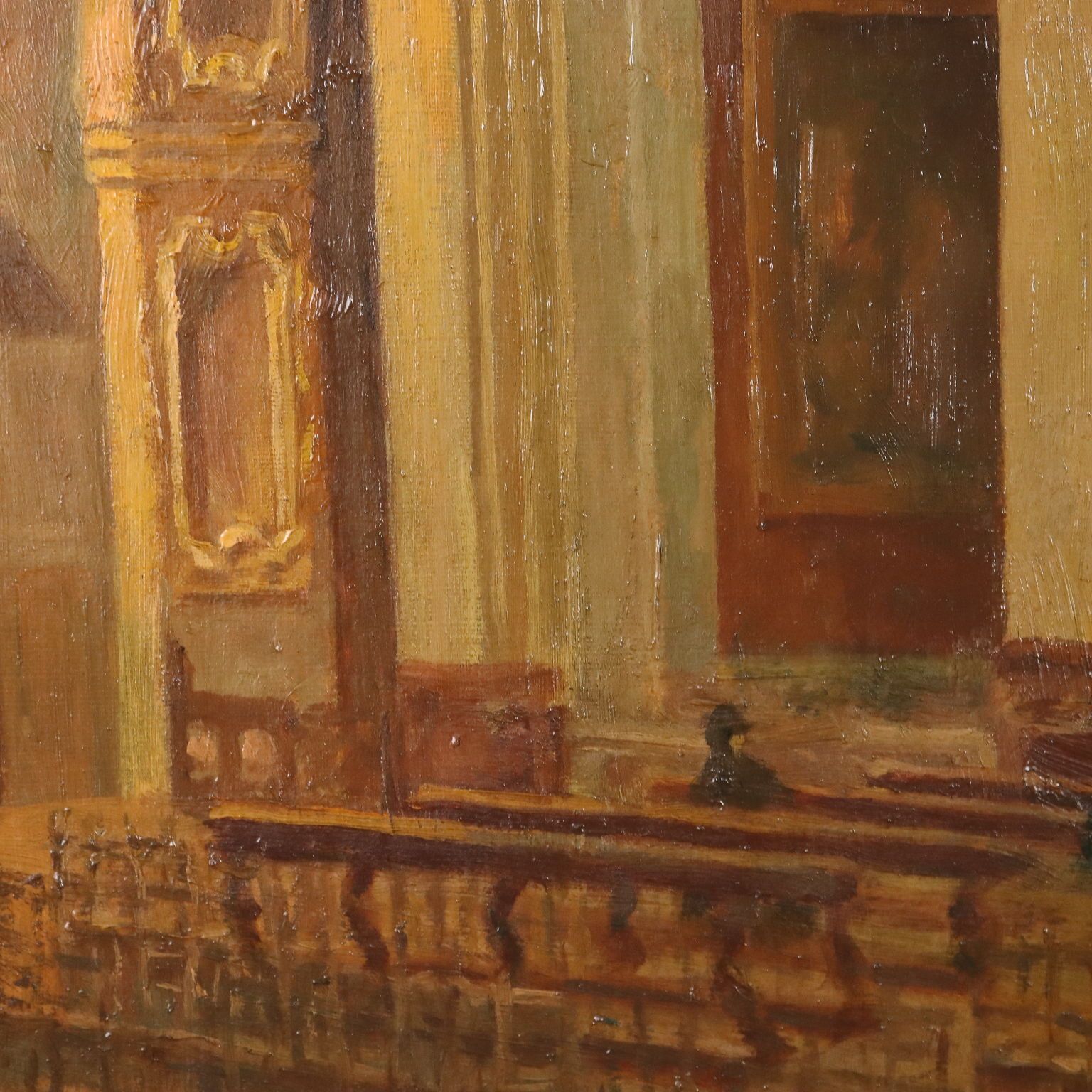 Peinture moderne, intérieur de l'église San Marco à Milan, XXe siècle photo vinterior