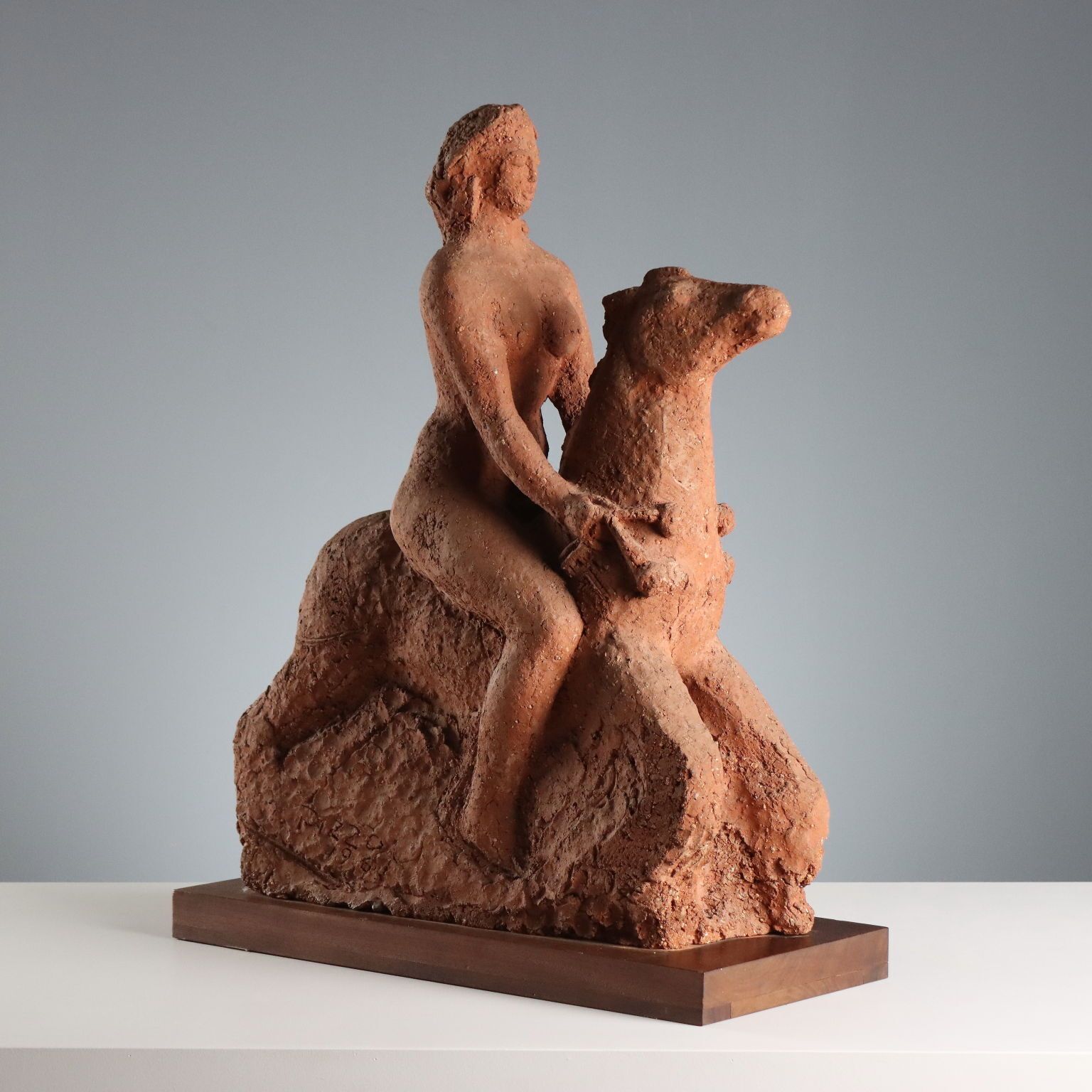 Sculpture moderne signée José Pizzo, My Rocking Horse, 1961