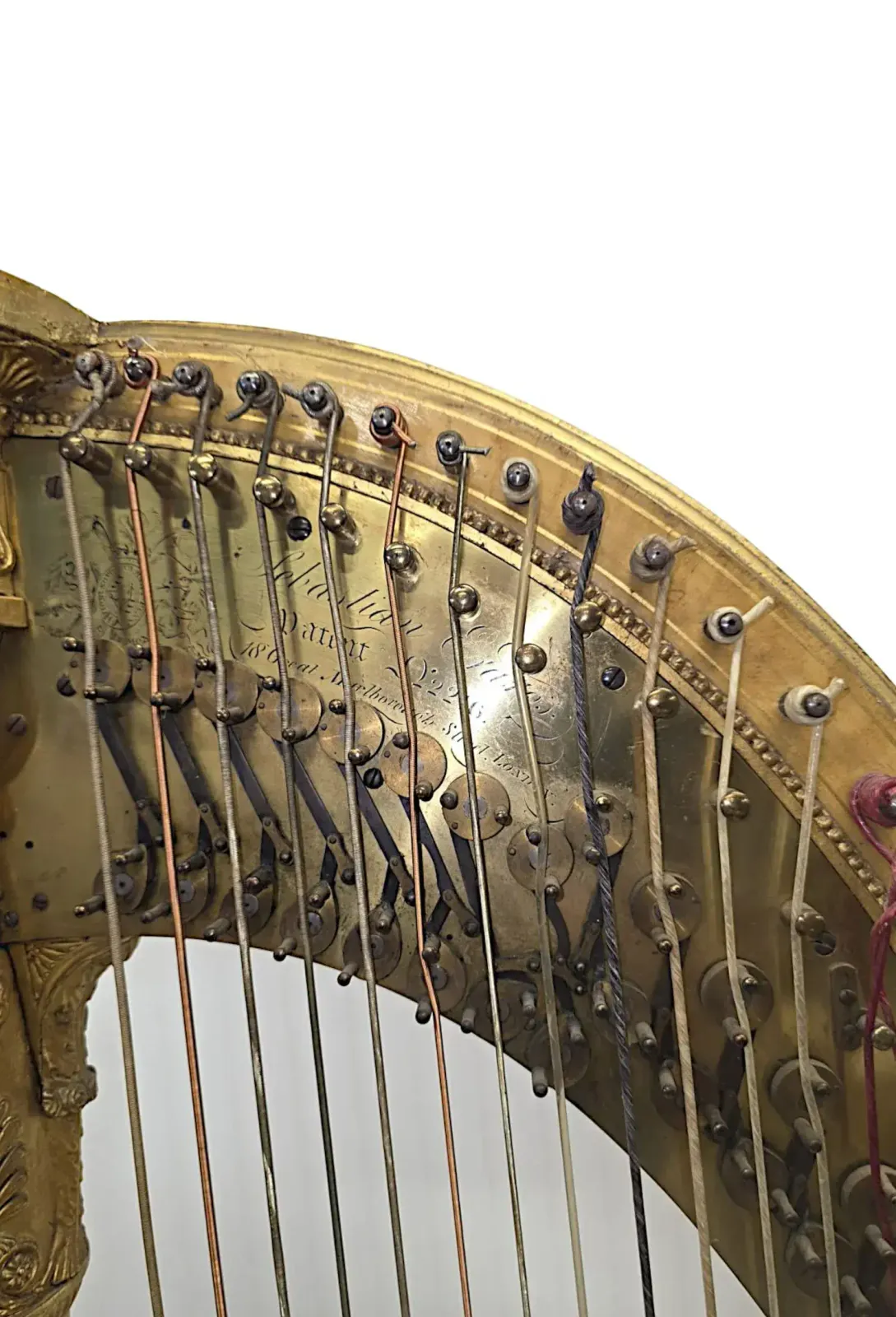 A Very Rare Early 19th Century Harp By 'Sebastian Erard, London' photo Home Decor