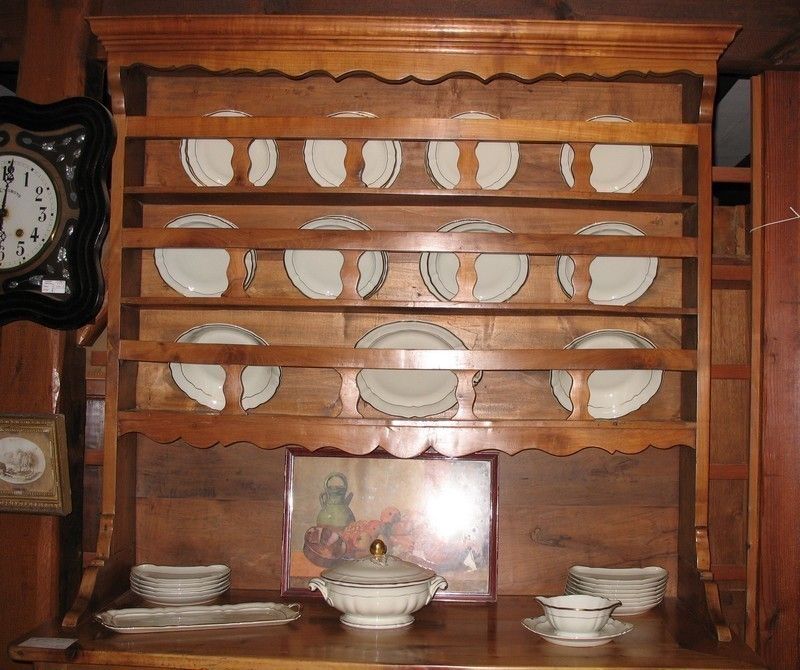 Louis XV China Cabinet In Cherry Nineteenth photo furniture
