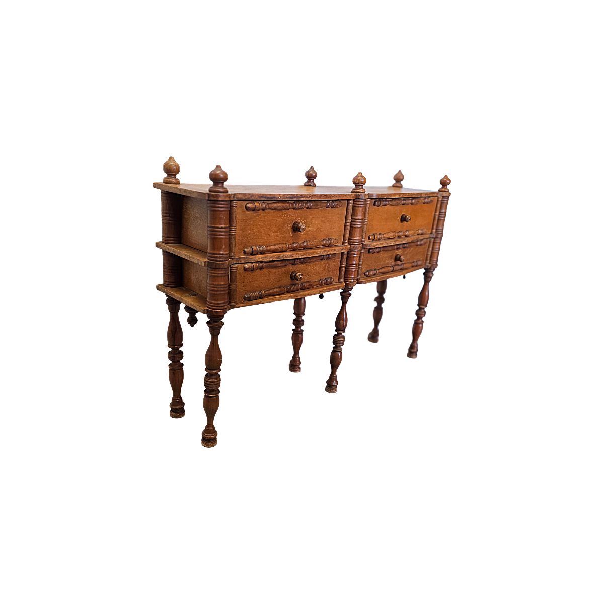 Old French Wall Unit With Drawers, 1st Half 1900s photo for sale