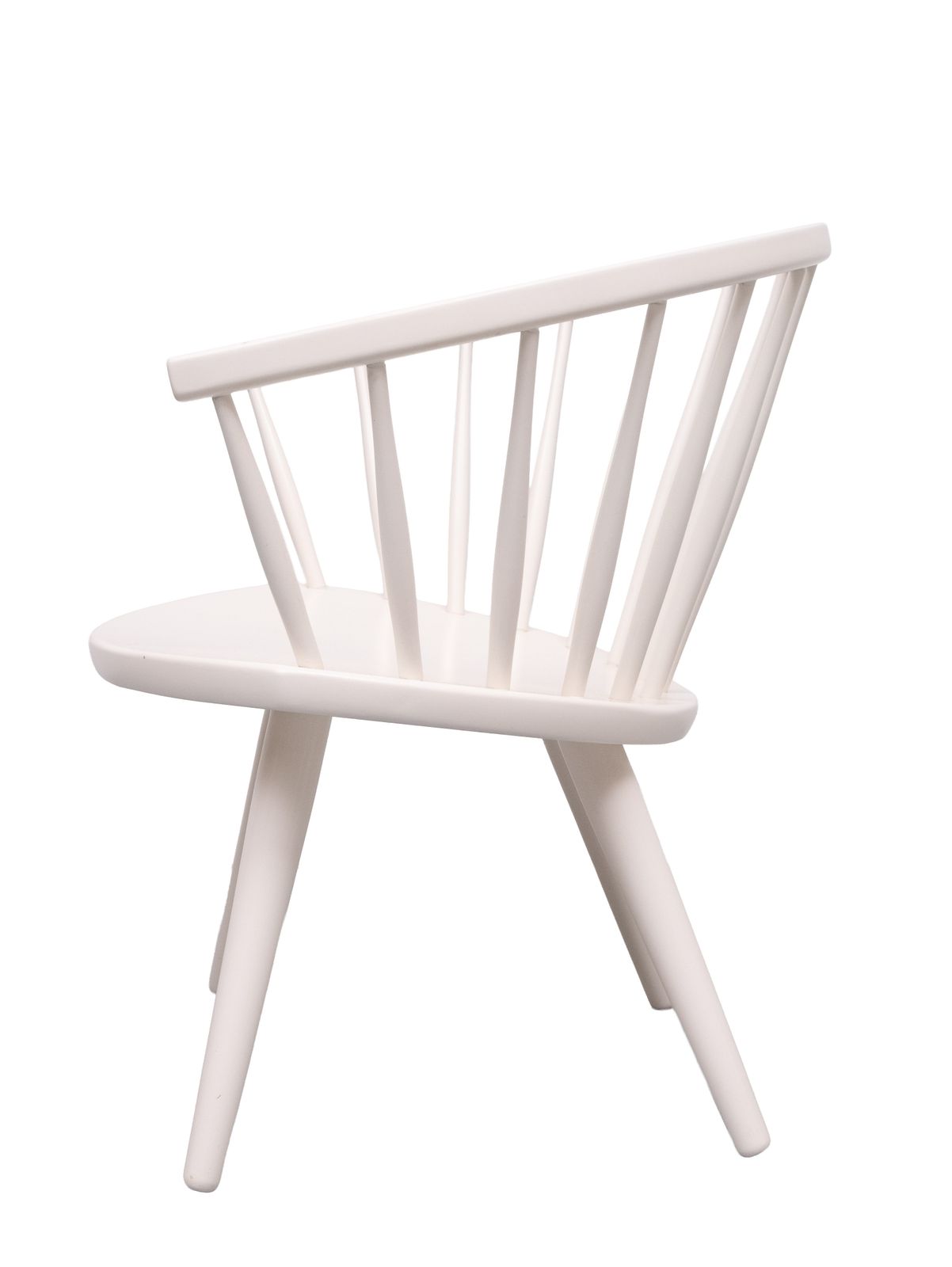 Yngve Ekström Arka White Lounge Chair Stolab Sweden 1955 photo 1714.0
