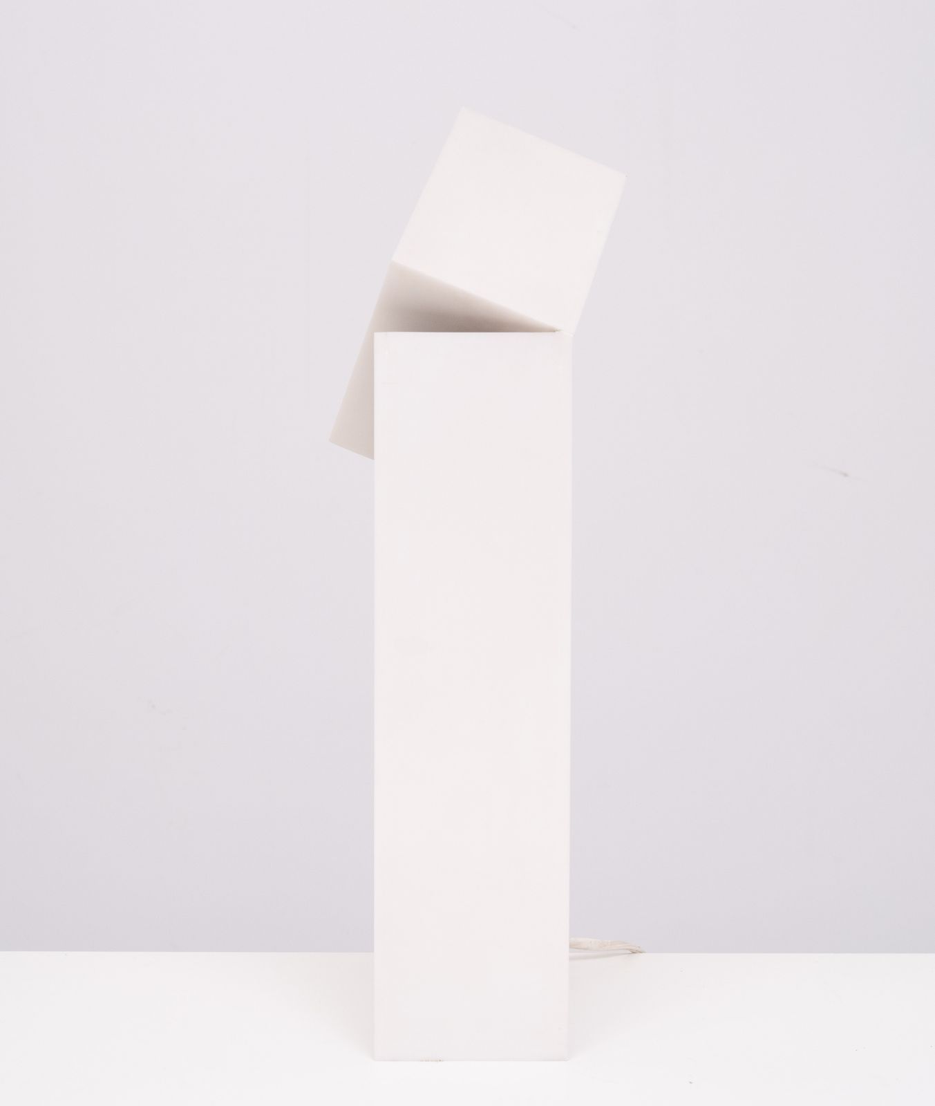 V.D.Made Modern Table Lamp, Hand Crafted Synthetic, Netherlands, 1980s photo Lighting