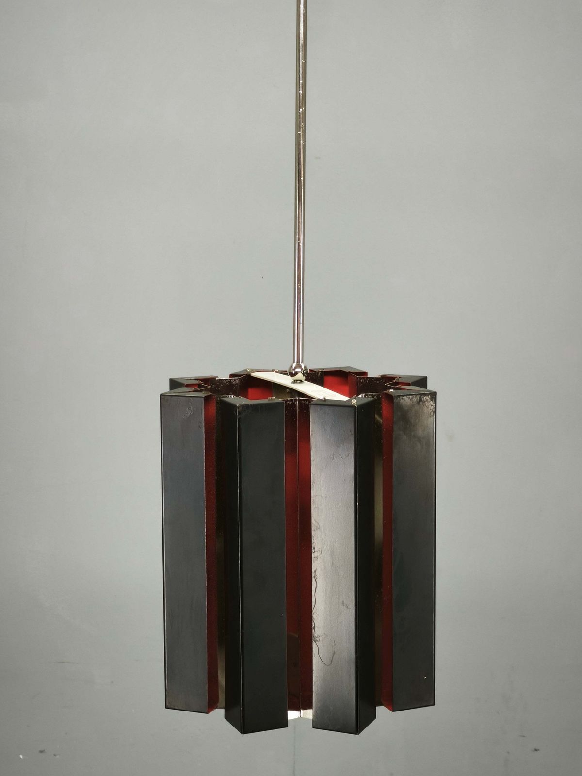 photo vinterior 1960s Napako Space Age Pendant Light, Czechoslovakia