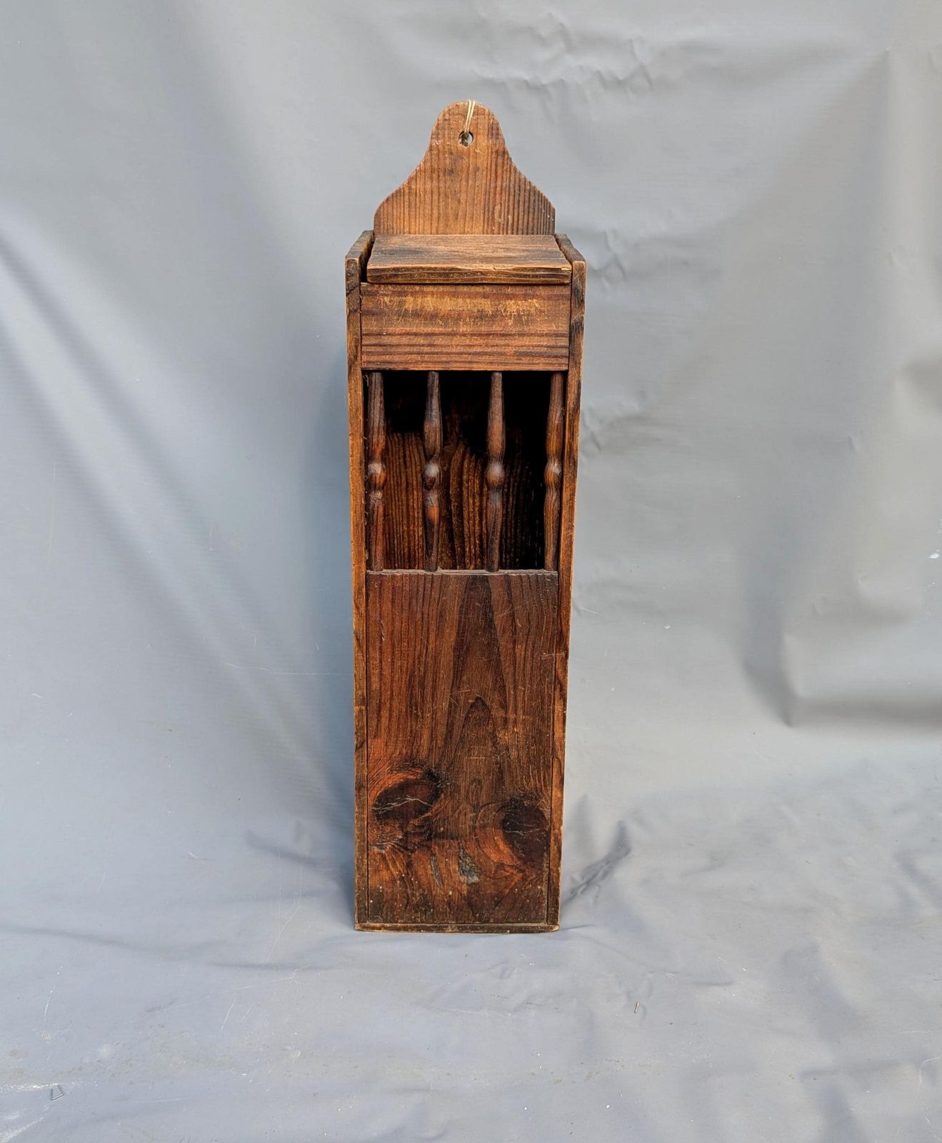Boîte à baguettes d'époque, rangement à pain, rustique