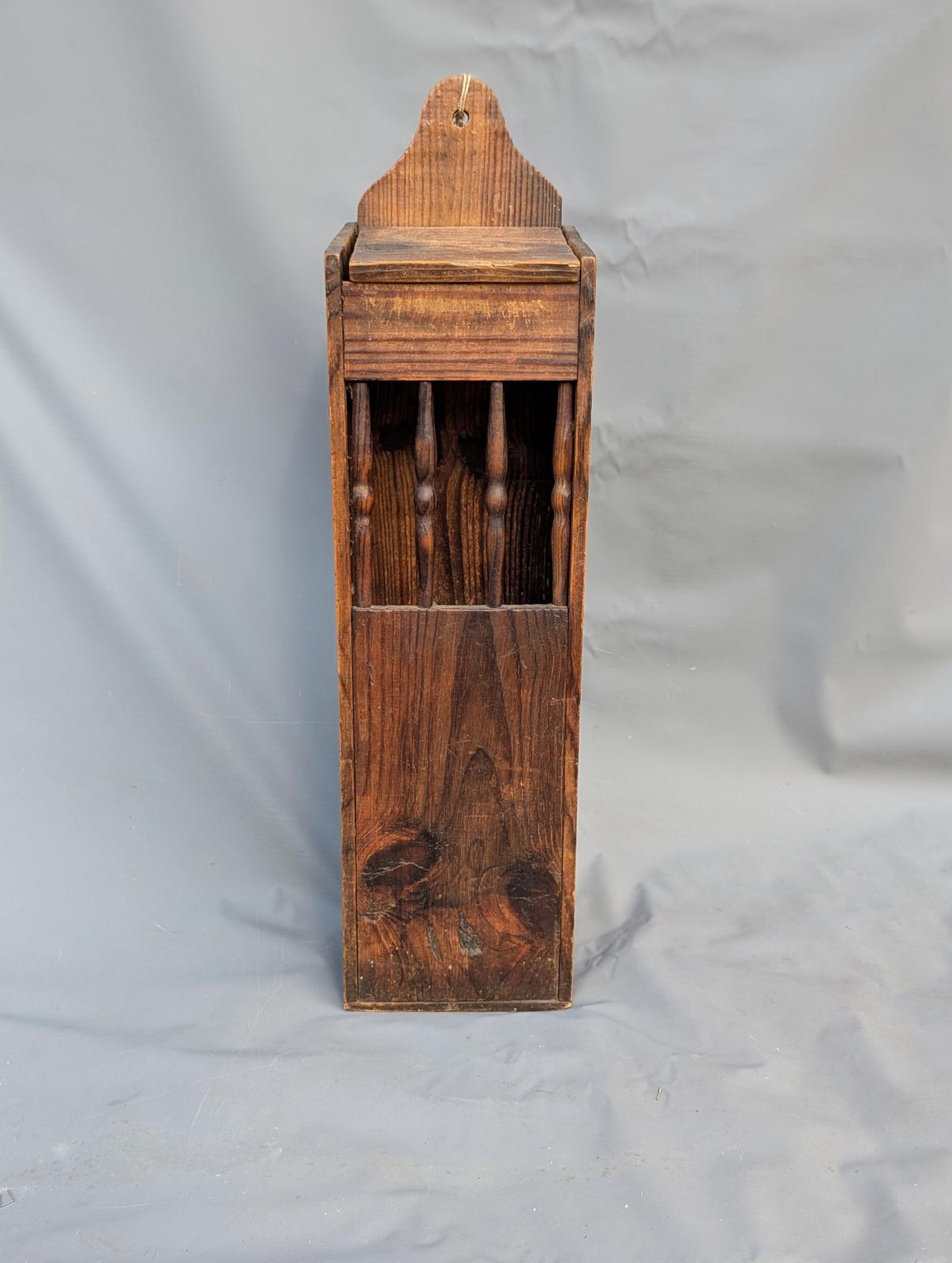 Antique French Baguette Box, Bread Storage, Rustic photo Home Decor