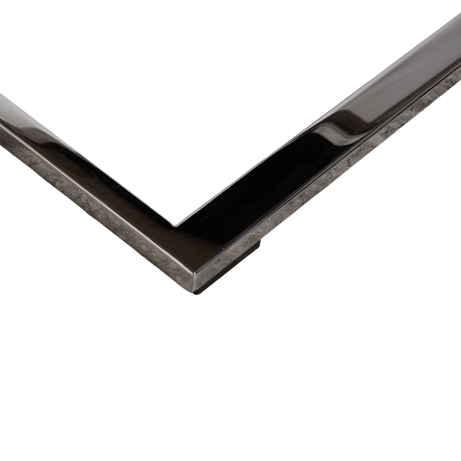 photo furniture Ensemble de 4 chaises Team 7 Magnum Stricktex en tissu, chrome, gris et beige