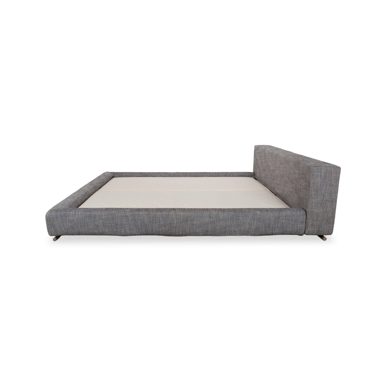 Meubels Poliform Ipanema Stof Bed Grijs photo