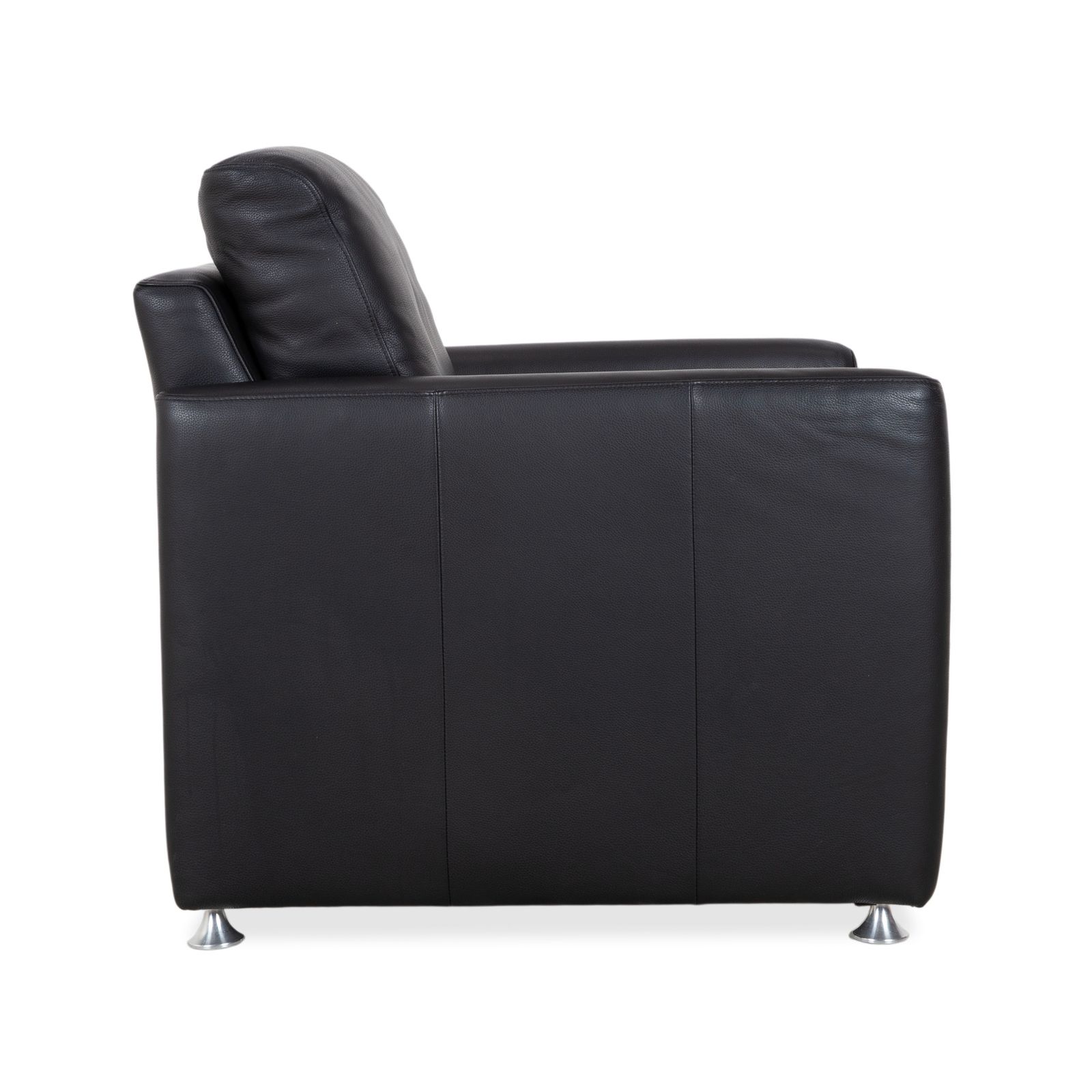 photo for sale Ewald Schillig Leather Armchair Black