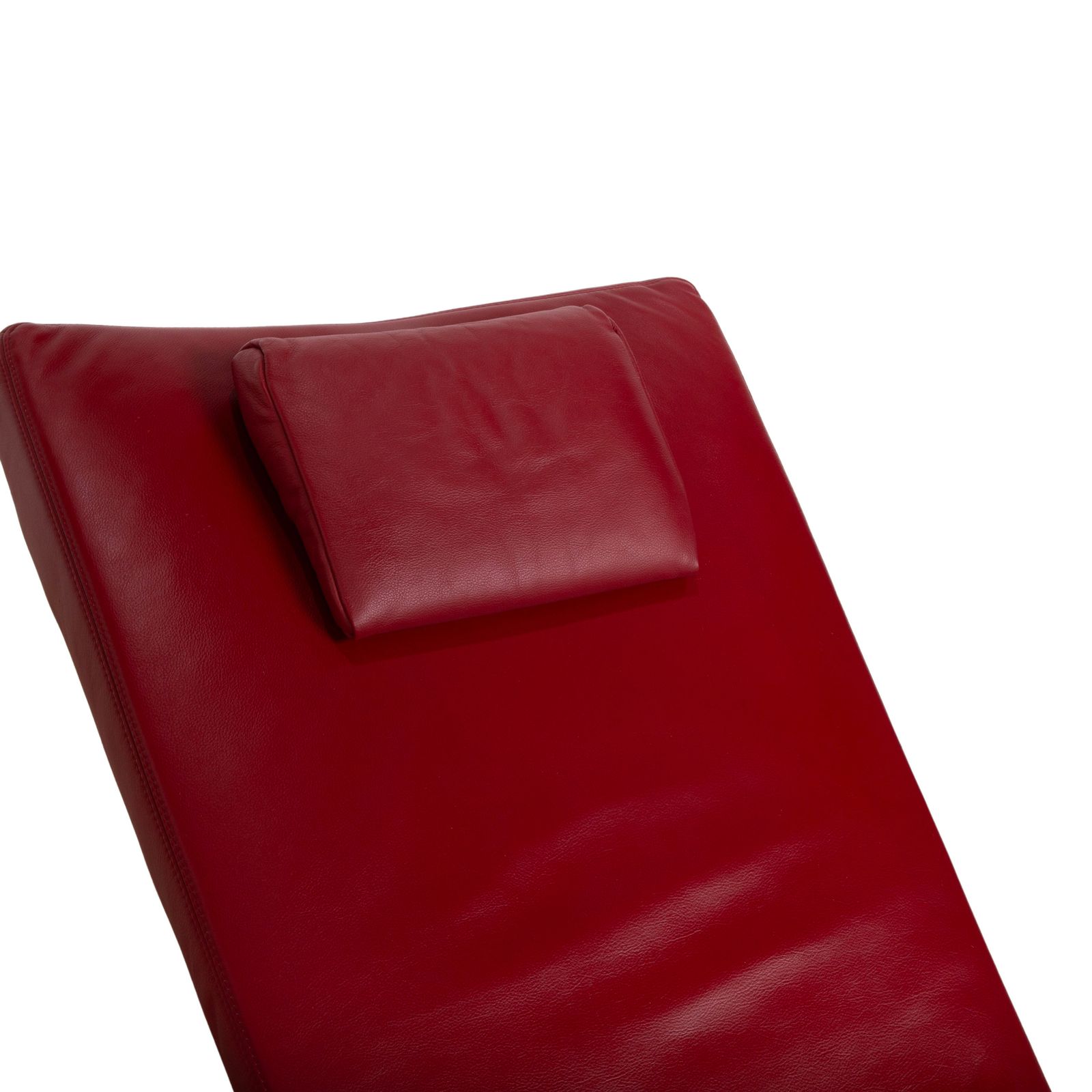 Koinor Jeremiah Leather Lounger Red Manual Function photo Meubels