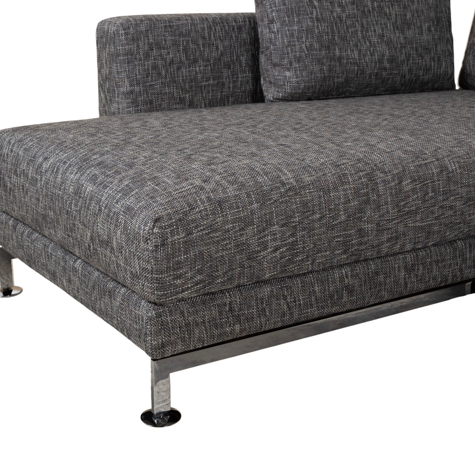 photo for sale Brühl Moule Stof Hoekbank, Grijs, Manuele Functie, Chaise Longue Links, Opnieuw Bekleed Jab1040