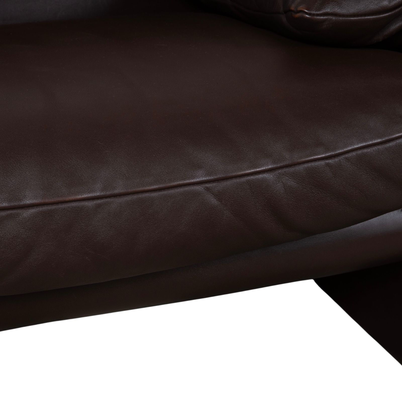 Fauteuil Cassina Maralunga en cuir brun espresso, fonction manuelle photo buy