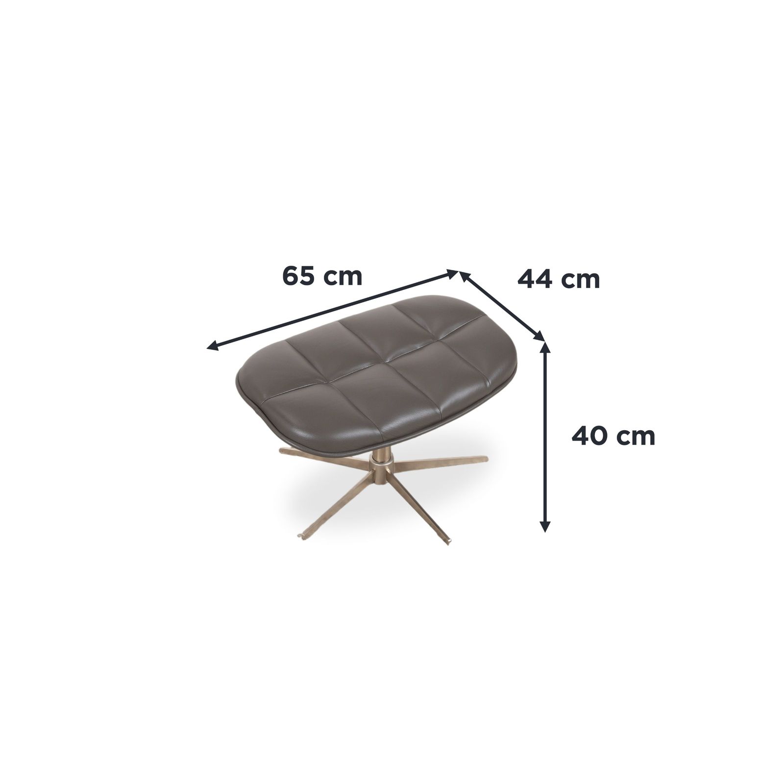 Boconcept Boston Leren Fauteuil Set Grijs Bruin Taupe Estoril Semi-Aniline Leer 0959 Manuele Draai- en Schommelfunctie photo for sale