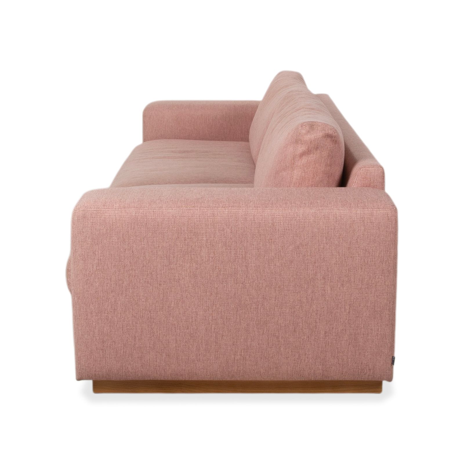Furniture Bolia Sepia Fabric Three Seater Rosé Old Pink Sofa photo