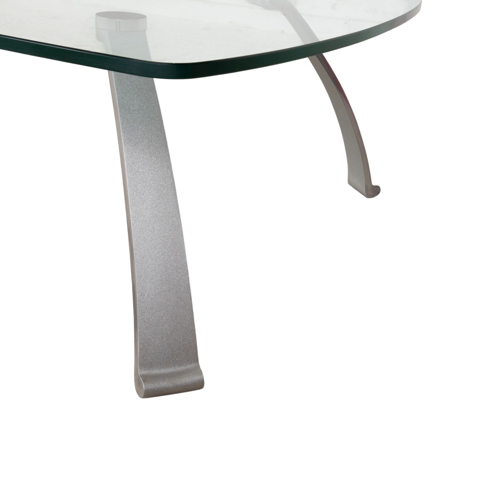 Table basse Rolf Benz 5021 en verre, argentée photo 670.0