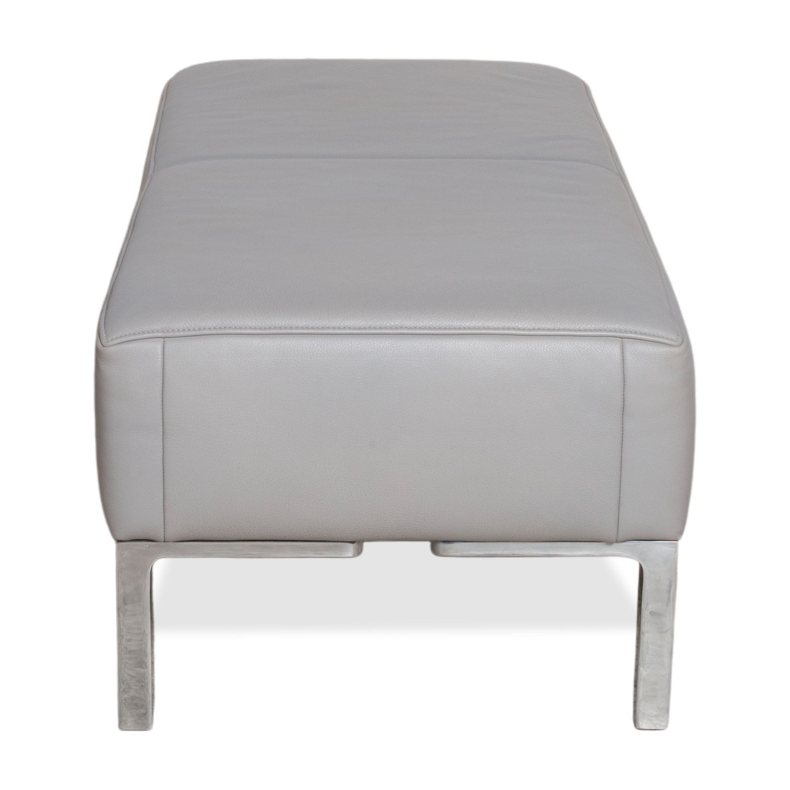 De Sede Ds 112 Leather Stool Gray photo vintage